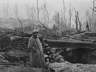 War year 1916, trenches